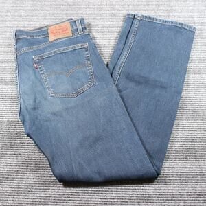 Levi’s 505 Regular Fit Straight Men’s Jeans 36x34 Medium Wash Stretch
